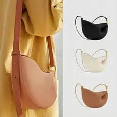 Bolsa de mulher 2025, novo estilo francês, bolsa de braçilha simples, bolsa de ombro universal.