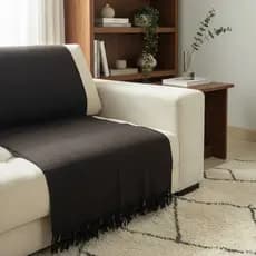 Manta Para Sofá Luxo Decoração 210x120 Tipo Capa De Sofá Protetora Decorativa | DOMMUS