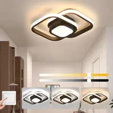 3 Cores Plafon LED Moderno Bivolt 110V-220V Luminária de Teto para Sala Quarto Corredor