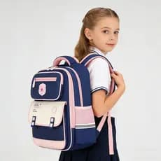 Mochila escolar infantil menino menina universal (6-12 anos)