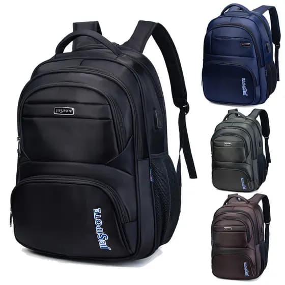 Mochila de computador dos homens de grande capacidade à prova d'água com SUB boca