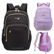 Ladies backpack dois ombro grande capacidade student school bag