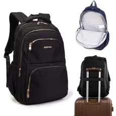 Senhoras mochila estudante escola saco impermeável pode caber portátil conveniente para viajar