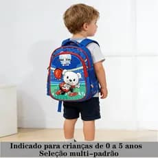 Crianças saco de escola para meninos e meninas (para 1-5 anos de idade)3D estereoscopia à prova d'água padrão