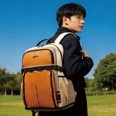 Mochila para homens, à prova d'água, boca multi-saco, (pode conter laptop de 15 polegadas)