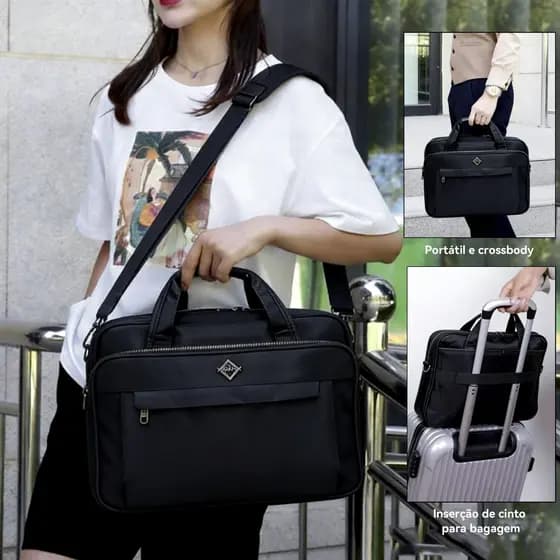 Bolsa portátil para laptop (portátil, crossbody, para laptop de 15/14/13 polegadas) unisex
