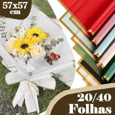20/40 Units Papel para embrulho de buquê super impermeável 57X57cm