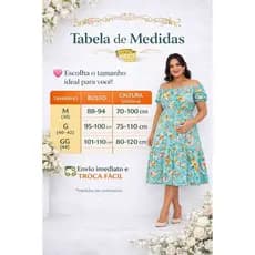 Vestido feminino midi.