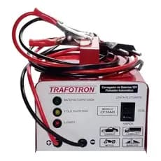 Carregador de Bateria Automotiva CF10 12 Volts 10 Amperes/Hr, Bivolt, Flutuante Carro, Moto, Barco, Estacionaria