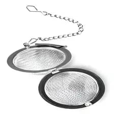 Infusor Filtro De Chá Ervas Temperos Bola Coador Aço Inoxidável Mini Peneira Correntes Individual