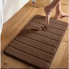 Tapete Para Banheiro Super Soft Premium Antiderrapante Absorvente Grosso Macio Borracha Tapete Porta