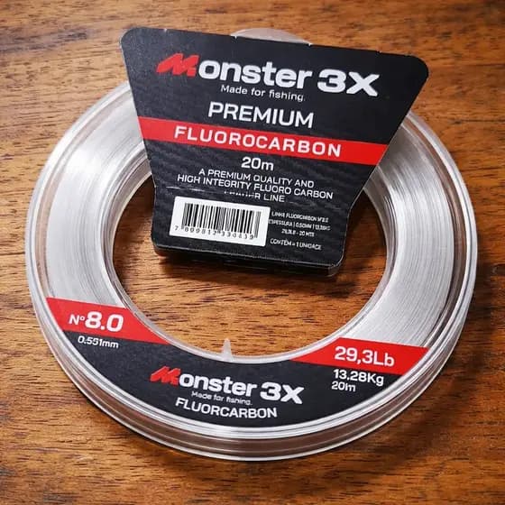 Leader Monster3x Premium Fluorcarbon 20 Metros
