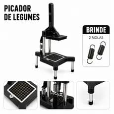Picador e Cortador De Legumes Profissional + 2 Molas De Brinde