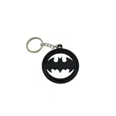 🦇 Chaveiro Batman Giratório 3D Geek | Emblema Herói Gotham | Acessório Criativo Impressão 3D