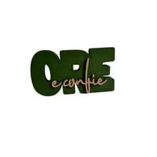 Decoração Frase “Ore e Confie” | Peça Decorativa Moderna e | Arte Inspiradora e Personalizada | Enfeite sala escritório