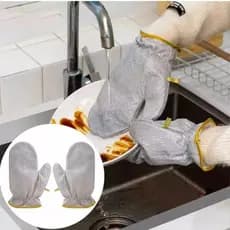 KIT 5 Luvas Lava Louça e Para forno, De Aço, fácil Limpeza Isolamento Térmico À Prova D'água IMPERIO