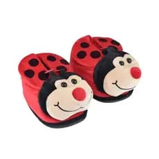 PANTUFAS JOANINHA ABELHINHA CACHORRINHO PELUCIA ANTIDERRAPANTE PÉS QUENTINHOS INVERNO