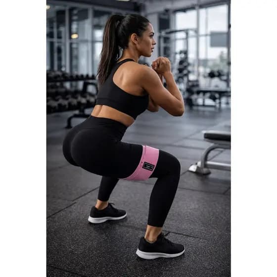 kit 3 Faixas Elástica de Resistência para yoga Pilates Treino Academia Funcional Elásticos de Resistência