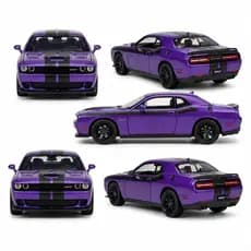 Carrinho Miniatura Dodge Challenger 1:32 Luz Som Fricção