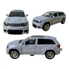 Miniatura Jeep Grand Cherokee Metálico Metal Com Teto Solar