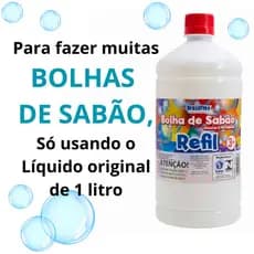 Refil Para Bolha De Sabão Líquido Bubble Atóxica E Perfumada
