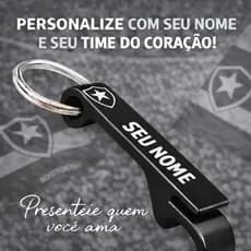 BOTAFOGO CHAVEIRO PERSONALIZADO NOME E TIME FAVORITO