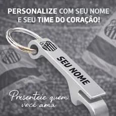SANTOS CHAVEIRO PERSONALIZADO SEU NOME SEU TIME DO CORAÇÃO