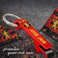 CHAVEIRO ESPORTE RECIFE PERSONALIZE COM SEU NOME E TIMES