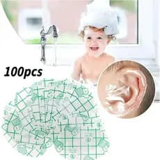 kit 100 Adesivo Impermeável  Orelha  tomar banho Banho Natação Infantil/adulto  Alta qualidade
