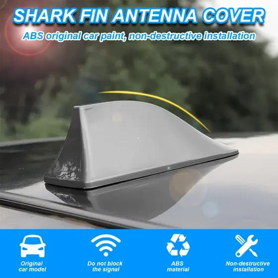 Antena de carro Antena de barbatana de tubarão FM/AM Sinal de rádio adequado para todos os carros