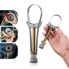 1/2/3 Peças Chave Saca Filtro Cinta Regulavel De 60mm A 120mm Universal