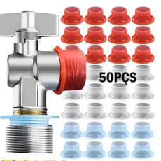 Kit 50 Peças Veda Rosca De Silicone Vedantes De vazamento de Torneiras Junta De Anel De Vedação vivaloja_viva