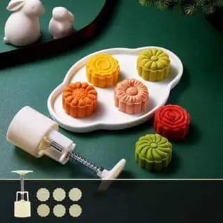 Molde 50g de flor para mooncake/Ferramentas de confeitaria/Modelo Caseiro para Brigadeiro vivaloja_viva