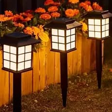 kit 12/6/2 Luz Solar Led À Prova D'Água Para Áreas Externas, Gramado, Jardim, Terraço, Luz Decorativa viva