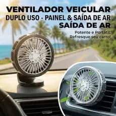 Ventilador De Ventilação USB Para Carro De Alta Potência | 3 Configurações De Velocidade Circulação Rápida De Ar Da Cabi