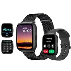 TASSOS Relógio Smartwatch Inteligente CX06 2025 Bluetooth 5.0, GPS, Resistência à Água 3ATM, 2 Pulseiras Incluídas