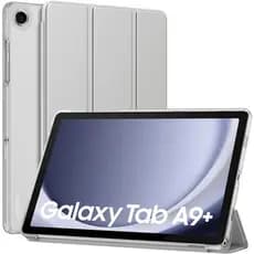 Capa Para Galaxy Tab A9 +/A9 Plus 11 Polegadas 2023 , Protetora Inteligente Com Suporte Fino Traseira Translúcida PC Ríg