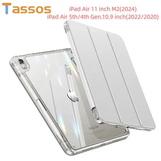 Capa De Qualidade Para iPad Air De 11 Polegadas 7a/6a Geração (M3/M2) 2025/2024 , 5a/4a 10.9 2022/2020 Com Porta-Lápis/A
