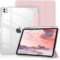 TASSOS Capa Protetora Para iPad Pro 11(2018-2022)Air 4/5 Air M2/M3 +Caneta Stylus Alta Transparência Anti-Choque