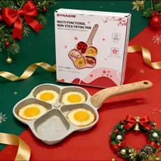 Frigideira de Ovos 5 em 1 Para Ovos , Hambúrguer , Omelete Antiaderente e Fácil de Limpar