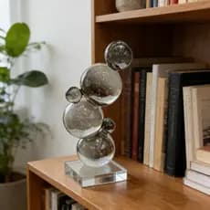 Decoração de Mesa Moderna com Bolas Espelhadas Sculptura de Bolas Espelhadas para Mesa de Centro