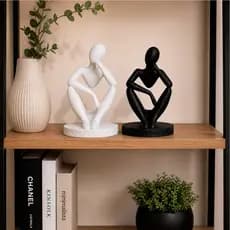 Decoração da Sala Com Esculturas Minimalistas Para Nicho, Estante, Rack
