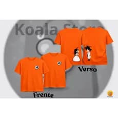 Kit Casal 2 Camisetas 100% Algodão Estampa Combinando Hentai Gohan