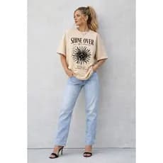 Camiseta Feminina 100% Algodão Super Estilosa Fashion