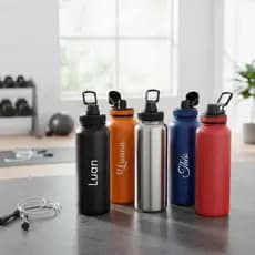 Garrafa Personalizada Térmica Esportiva 1,2L Premium Academia Viagens Esportes