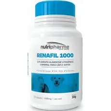 Renafil 1000mg Nutripharme Suplemento Renal Para Cães e Gatos