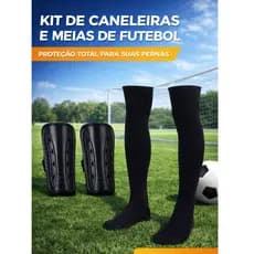 Kit Caneleira + Meião Jogador Campo Oferta