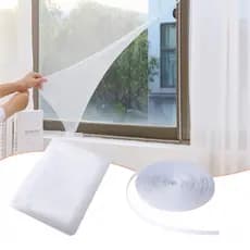 Tela Mosquiteiro Kit 2/4 130x150cm com Velcro Anti-Inseto Removível