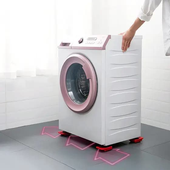 Kit Aparelho Movedor Levantador de Móveis Pesados com Rodinhas 5 Peças - Mover Levantar Facilmente