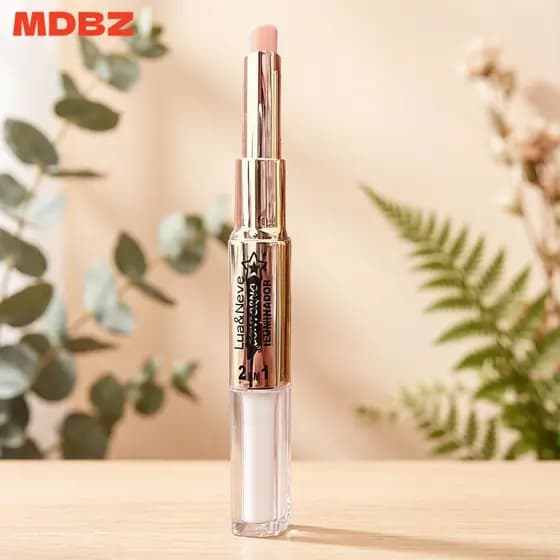 Paleta 2 em 1 Contorno e Iluminador Lua&Neve - Defina Traços e Adicione Brilho Natural para Maquiagem do Dia a Dia